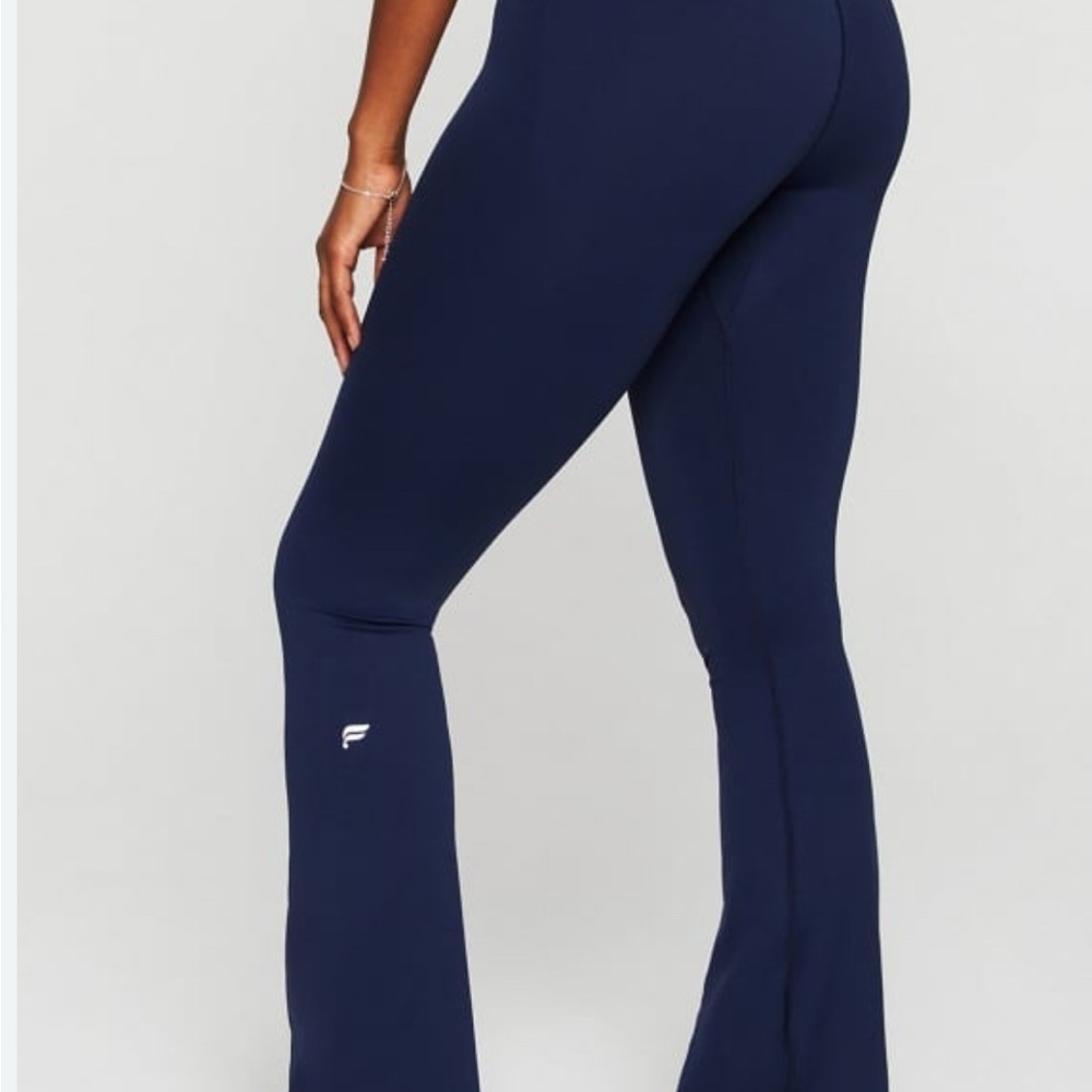 Navy Blue Women's Flare Pants